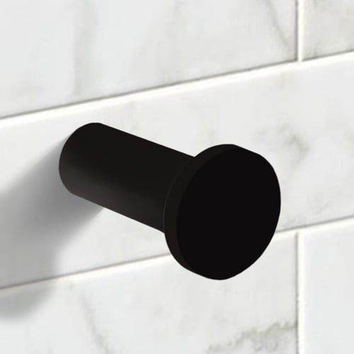 Bathroom Hook, Matte Black Nameeks NNBL0020